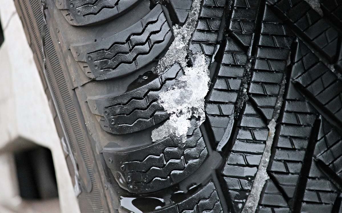 Nahaufnahme von einem Reifen